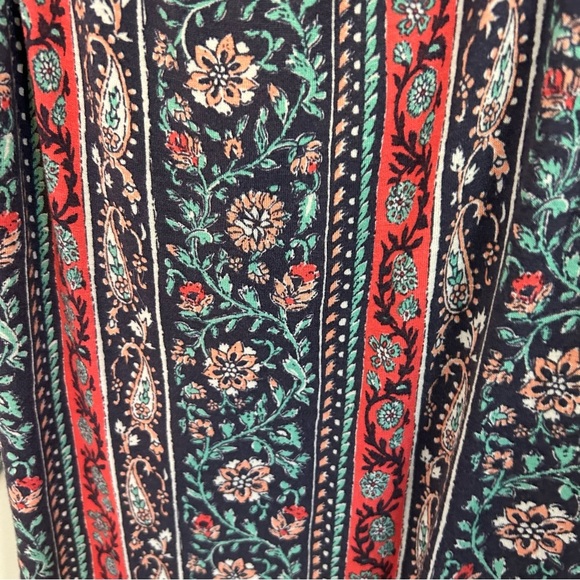 Lulus Kiss the Sky Navy Blue Print Midi Dress. Size XS. - Picture 8 of 12